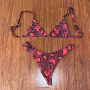 ZAFUL snake print bikini (BUNDLE $5)